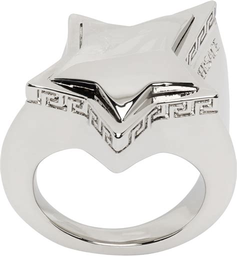 versace silver ring|versace ring sale.